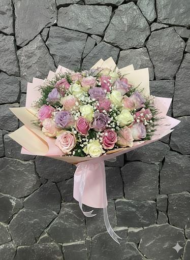 Pastel Gül Buketi